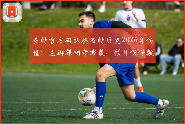 多特官方确认施洛特贝克2026年伤情:左脚踝韧带撕裂,预计伤停数月影响几何